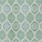 Homeroots 5' X 8' Sage Ivory And Teal Blue Floral Medallion Washable Indoor Outdoor Area Rug 614630 - alternate 3
