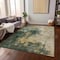 Homeroots 10' X 14' Fern Green And Gold Abstract Washable Indoor Outdoor Area Rug 603058 - alternate 2