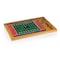 Picnic Time Family Of Brands NCAA Illinois Fighting Illini Football Field Icon Glass Top Cutting Board & Knife Set 910-00-505-214-0 - alternate 2
