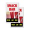 Signmission Snack Bar, A-Frame & 2 Decals Installed, Heavy-Duty Plastic Frame SBHD-D-2436-Snack Bar - alternate 2