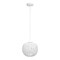 Homeroots White Hemp Ceiling Light With White Shades 651639 - alternate 1