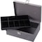 Sparco Cash Box, Gray, Latch, Steel SPR15501 - alternate 1