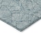 Homeroots 5' X 8' Teal Blue And Ivory Floral Washable Indoor Outdoor Area Rug 594666 - alternate 2