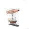 Homeroots 12" Pink And Orange Metal Hand Painted Model Airplane Tabletop Sculpture 376333 - alternate 3