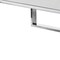 Homeroots 47" White And Silver Metallic Wood And Stainless Steel Coffee Table 543870 - alternate 2