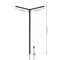 Jonathan Y Madsen 18.25" 2-Light Modern Minimalist Iron Integrated Plug-In LED Sconce for Ceiling Corner w/App/ JYL9552A - alternate 2