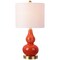 Jonathan Y Anya 20.5" Mini Glass LED Table Lamp, Sunset Orange JYL1028G - alternate 1