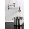 Kingston Brass Wall Mount Pot Filler Faucet, Brushed Nickel KS3108RX - alternate 2