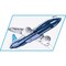Cobi Boeing 737-8 Airplane Block Set Blue/White 340 pc COBI-26608 - alternate 2