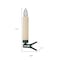 Homeroots Set of Twelve Ivory Flameless Christmas Clip On Taper Candle, 12PK 517668 - alternate 2