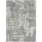 Homeroots 3' X 5' Gray And Ivory Abstract Washable Indoor Outdoor Area Rug 597968 - alternate 2