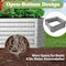 Pure Garden Galvanized Raised Garden Bed 23.5" L x 23.5" W x 12" H Raised Garden Beds Square Planter Box Kit 50-195 - alternate 2