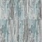 Homeroots 9' X 12' Teal Blue And Gray Striped Washable Indoor Outdoor Area Rug 617702 - alternate 2