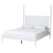 Baxton Studio Brantley Spindle Bedroom Set, White, Queen 272-14810-14810-14811-14813-ZORO - alternate 3