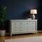 Homeroots 18" Champagne Solid Wood Double Dresser 347171 - alternate 2