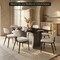 Leisuremod Dilenny Faux Leather Dining Chair - Modern Padded Side Chair with Steel Legs DC49W - alternate 3