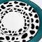Smarty Had A Party 7.5" White w/Black Dalmatian Spots Round Dispos. Plastic Appetizer/Salad Plates (120 Plates), 120PK 957BG-CASE - alternate 2