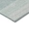 Homeroots 3' X 5' Teal Blue And Ivory Ombre Washable Indoor Outdoor Area Rug 595835 - alternate 4