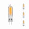 Bulbrite LED Filament, 1.8 Watt Dimmable T5 Light Bulb, Clear Glass Finish, G4 Base, 2700K, 140 Lumens, 4PK 862037 - alternate 1