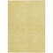 Homeroots 8' X 10' Gold Floral Washable Indoor Outdoor Area Rug 607365 - alternate 2