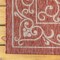 Jonathan Y Charleston Vintage Filigree Textured Weave Red/Beige 3 ft. x 5 ft. Indoor/Outdoor Area Rug SMB106B-3 - alternate 2
