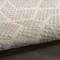 Homeroots 6' X 9' Gray And Ivory Geometric Indoor Outdoor Area Rug 572880 - alternate 2