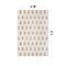World Rug Gallery Scandinavian Arrow Shag Area Rug 4 ft x 6 ft Beige WR126BEIGE4X6 - alternate 3