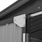 Sunjoy 13 ft. x 20 ft. Outdoor Storage Shed, Carport, Dark Grey A110006610 - alternate 2