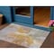 Homeroots 3' X 5' Rust And Lavender Abstract Washable Indoor Outdoor Area Rug 615620 - alternate 1