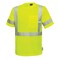 Reflective Apparel ANSI Type R Class 3 Short Sleeve T-Shirt with 3M Scotchlite Comfort Trim 104CT-LM-4T - alternate 3