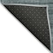 Homeroots 3' X 5' Teal Blue Aqua And Gray Striped Washable Indoor Outdoor Area Rug 588124 - alternate 2