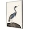 Homeroots Great Heron I Canvas Silver Floater Frame Print Wall Art 474076 - alternate 2