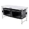 Wakeman Folding Camping Table w/ Storage Lightweight & Portable Aluminum Camp Table w/ Adjustable Height 75-CMP1179 - alternate 3