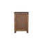 Homeroots 30" Black Solid Wood Distressed One Drawer Nightstand 521199 - alternate 2