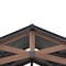 Sunjoy Bella 12.5ftx12.5ft  Outdoor Patio Cedar Frame Gazebo, Black A102012700 - alternate 2