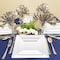 Smarty Had A Party White Square Plastic Plates Dinnerware Value Set (120 Dinner Plates + 120 Salad Plates), 240PK 6919VP-CASE - alternate 1