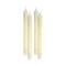 Homeroots Set of Four Beige Flameless Taper Candle, 4PK 517672 - alternate 2