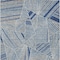 Homeroots 8' X 10' Denim Blue Gray And Ivory Geometric Washable Indoor Outdoor Area Rug 594776 - alternate 2