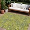 Homeroots 8' X 10' Yellow And Blue Abstract Washable Indoor Outdoor Area Rug 599847 - alternate 1