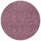 Homeroots 8' Eggplant And Ivory Round Geometric Washable Indoor Outdoor Area Rug 602361 - alternate 2