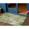 Homeroots 3' X 5' Green And Ivory Abstract Washable Indoor Outdoor Area Rug 597956 - alternate 1