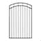 Nuvo Iron 45in Wx68in H Benitoite Gate Arched Rails, 48in W Opening, Self Close Hardware w/Double Side Handle IBGA04568 - alternate 1