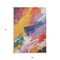 Homeroots 9' X 12' Gold Purple And Teal Blue Abstract Washable Indoor Outdoor Area Rug 611220 - alternate 2