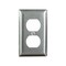Pass & Seymour Wallplate, 1 -Gang, 302 Stainless Steel, Smooth SS8CC50 - alternate 2
