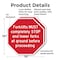 Signmission Forklifts Must Completely Stop and, 10 inch X 10 inch, Plastic Sign, 2PK OC-P-2PACK-10-256 - alternate 2
