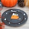Gibson Peanuts Snoopy Pumpkin 12 Piece Melamine 10.5 Inch Dinner Plate Set in Black 750123716M - alternate 2