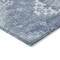 Homeroots 5' X 8' Navy Blue And Denim Blue Medallion Washable Indoor Outdoor Area Rug 589033 - alternate 2