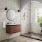 James Martin Vanities 31.5'' Single Vanity, Mid-Century Walnut w/ Glossy White Composite Stone Top 805-V31.5-WLT-GW - alternate 2