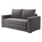 Homeroots 63" Gray Fabric Sleeper Sofa 574001 - alternate 3