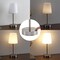 Jonathan Y Carson 12.75" Modern Minimalist Iron Rechargeable Integrated Portable LED Table Lamp, Nickel/White JYL7110A - alternate 2